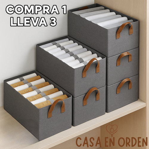 Organizadores de Ropa Plegables (Comprá 1 y lleváte 3)