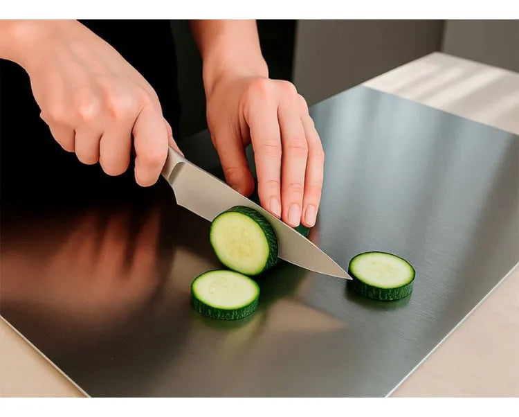 Set De 3 Tablas De Corte De Acero Inoxidable (ENVÍO GRATIS)