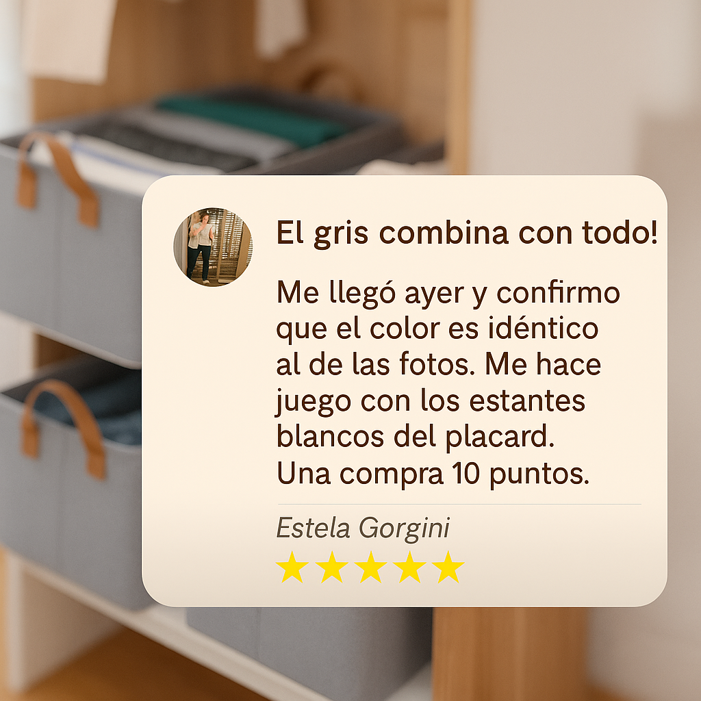 Organizadores de Ropa Plegables (Comprá 1 y lleváte 3)