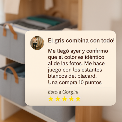 Organizadores de Ropa Plegables (Comprá 1 y lleváte 3)