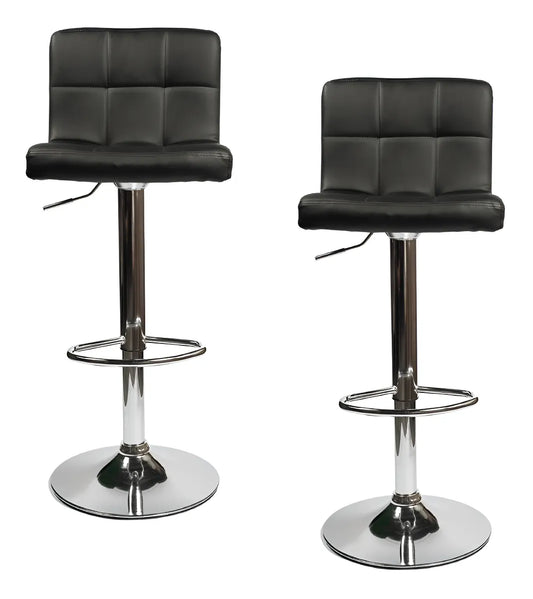 Set x2 Banquetas Altas Acolchonadas en Ecocuero (ENVÍO GRATIS)