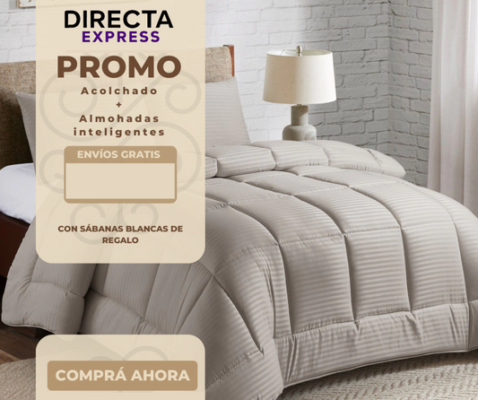 2X1 EN ACOLCHADOS Y SABANAS + 2 ALMOHADAS INTELIGENTES DE REGALO (ENVÍO GRATIS)